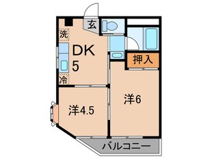 新明堂美しが丘パルの物件間取画像